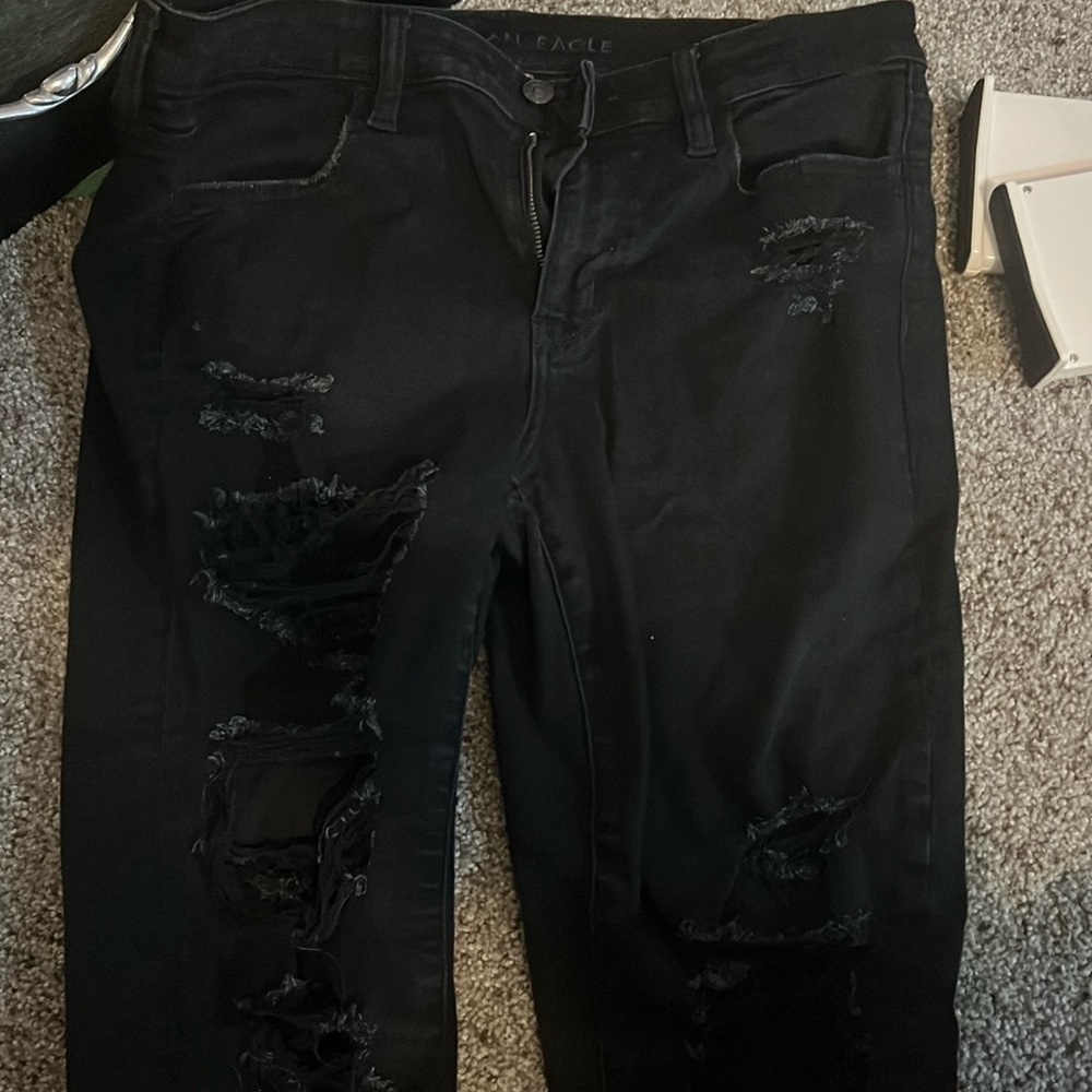 Black Skinny Stretch Jeans